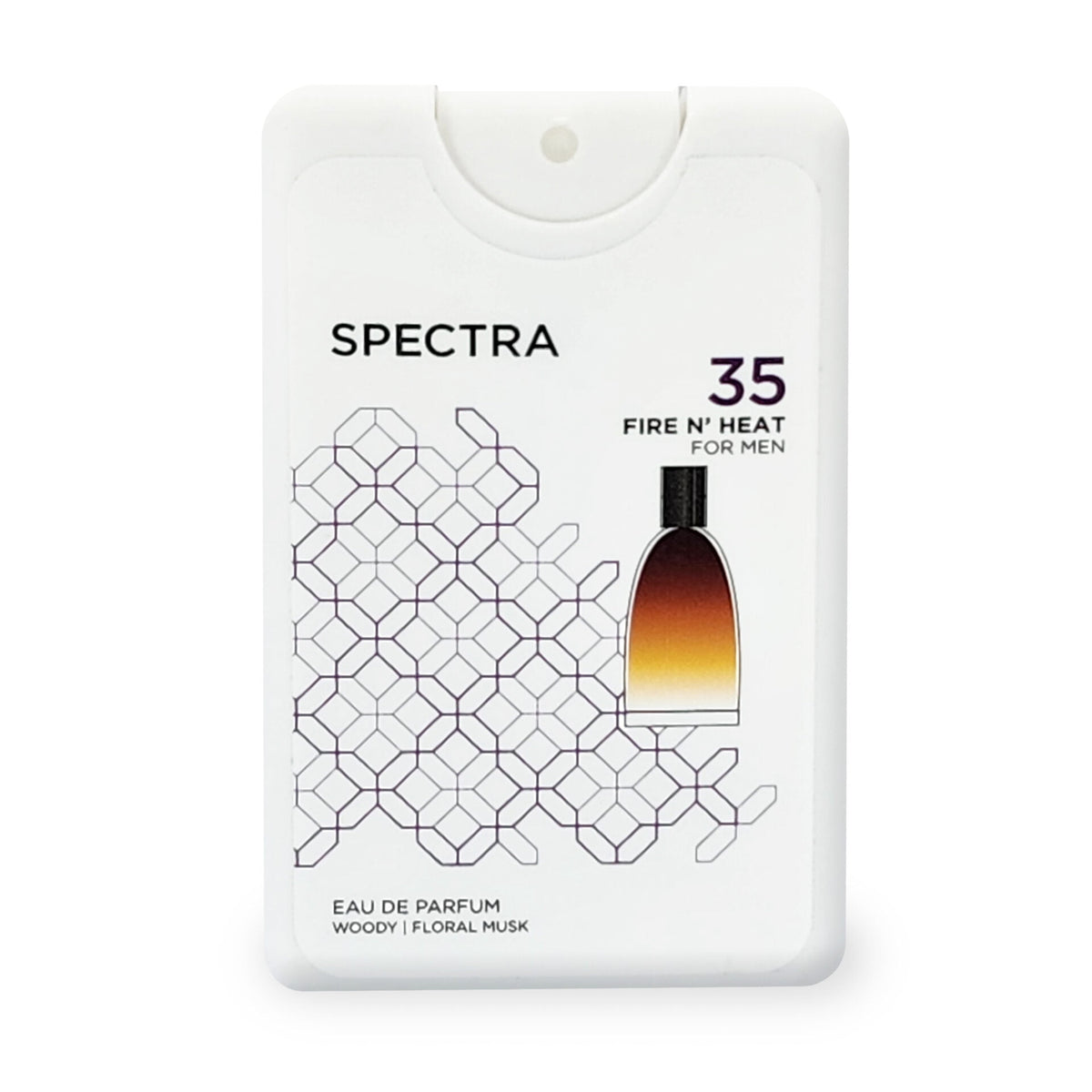 Spectra Pocket 035 Fire N’ Heat Eau de Parfum para Hombre – 18 ml